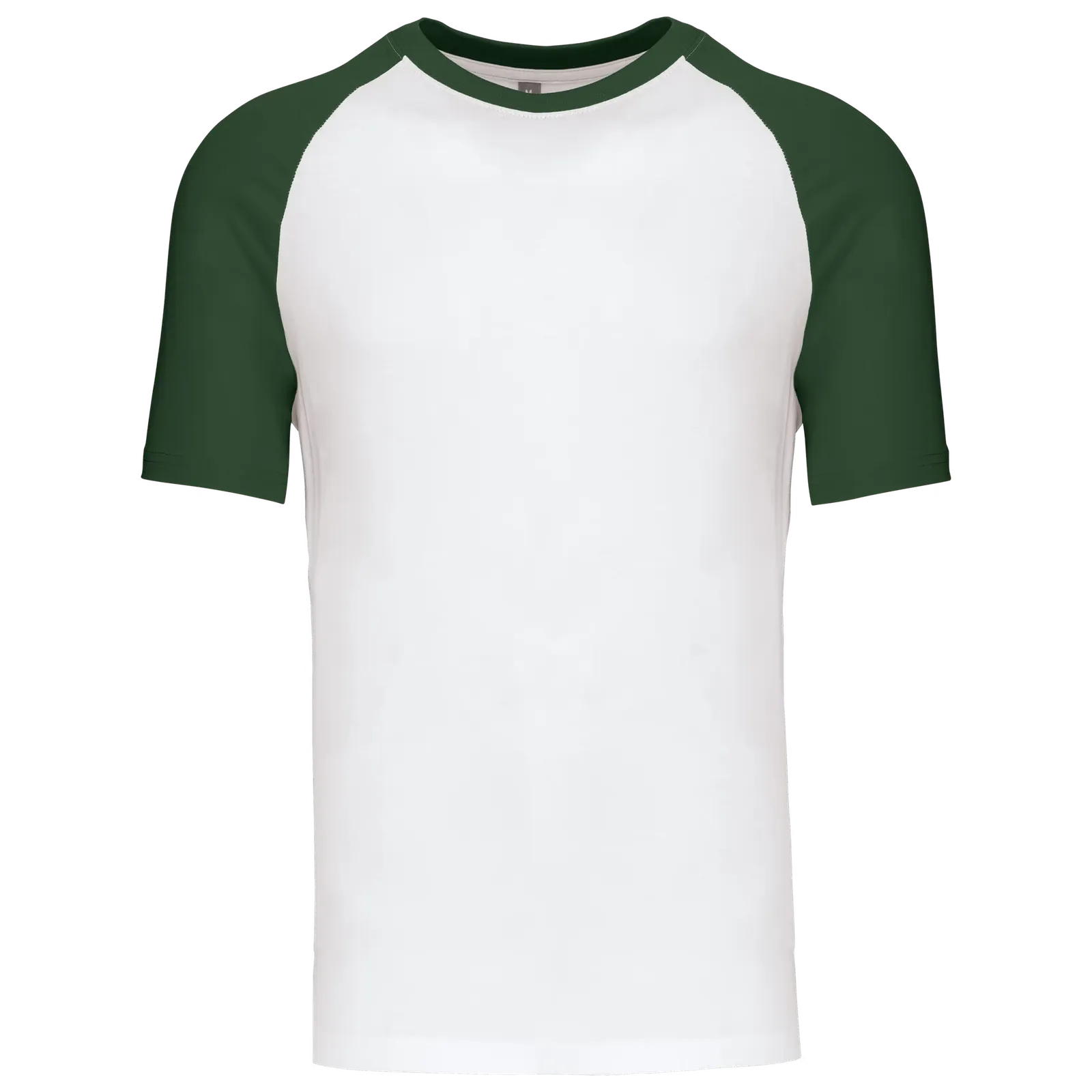 T-shirts Baseball Kariban K330 in T-shirts Baseball Kariban K330 - White / Forest Green