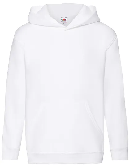 Kinder Hoodie Fruit of the Loom 62-037-0 in Kinder Hooded sweaters Fruit of the Loom Wit