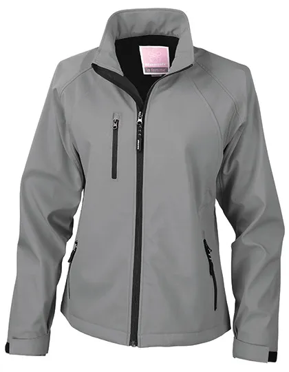 Dames Softshell Jas Result R128F in Dames Softshell Jas Result R128F grey