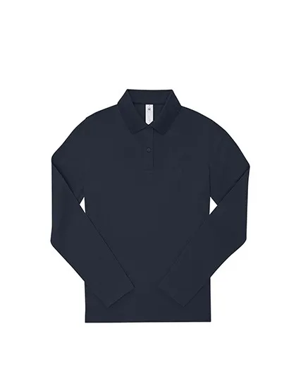 Dames polo B&C My Polo 210 Long Sleeve productfoto