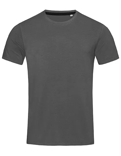 Heren T-shirt Strech Stedman Clive ST9600 in Heren T-shirt Strech Stedman Clive ST9600 - Slate Grey