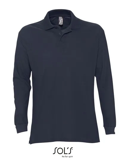 Heren Polo Sols Long Sleeve STAR productfoto