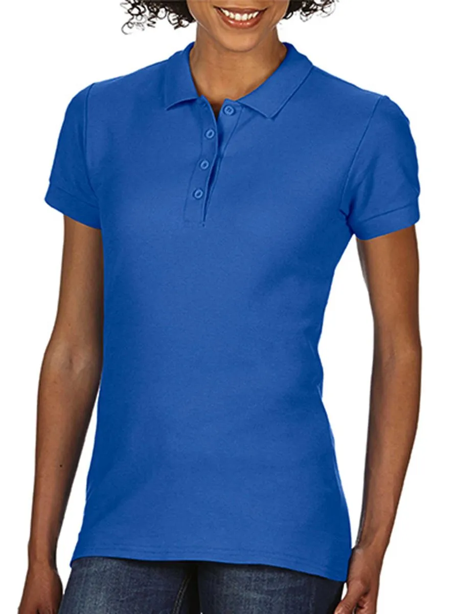 Dames Polo Gildan Softstyle 64800L productfoto
