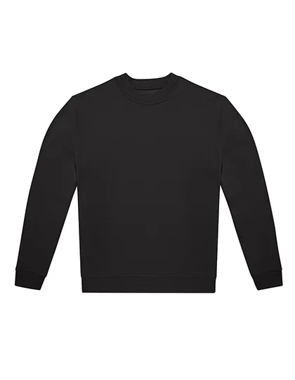 Heren Sweater B&C ID.332 Crew WG004 in Heren Sweater B&C ID.332 Crew WG004 Zwart
