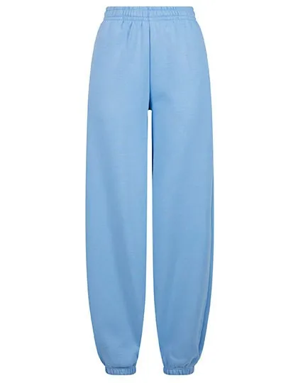 Dames Joggingbroek Build Your Brand Fluffy in Powder Blue