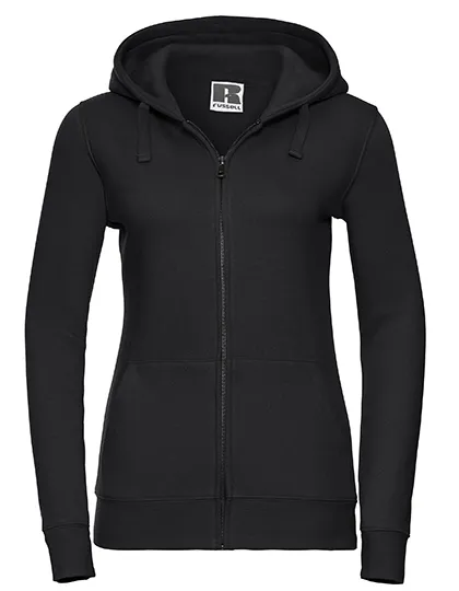 Dames Hoodie met Rits Russell Authentic R-266F-0 in Dames Hoodie met Rits Russell Authentic R-266F-0 - Black