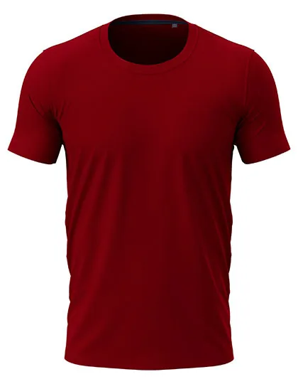 Heren T-shirt Strech Stedman Clive ST9600 in Heren T-shirt Strech Stedman Clive ST9600 - Bordeaux