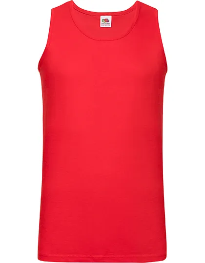 Heren Tanktop Fruit of the Loom Athletic 61-098-0 in Heren Tanktop Fruit of the Loom Athletic 61-098-0 - Red