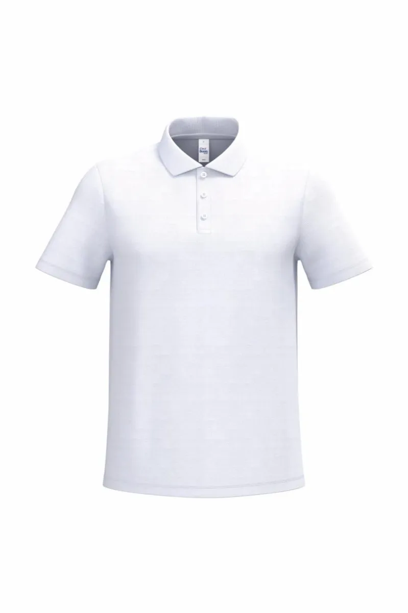 Goedkope Heren Polo iDeal Basic Brand in wit