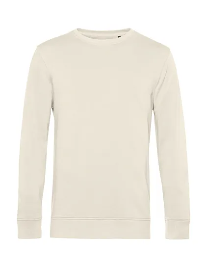 Organische heren Sweater B&C Inspire Crew Neck Sweat WU31B in Organische heren Sweater B&C Inspire Crew Neck Sweat WU31B - Off White