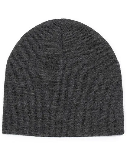 Beanie Muts Basic Brain Waves 801951 in Beanie Muts Basic Brain Waves 801951 Dark Grey Melange