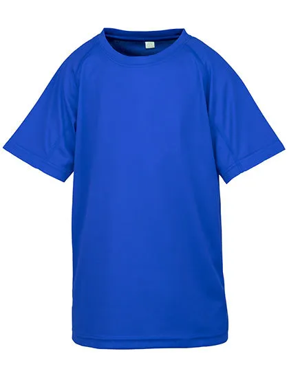 Kinder Sportshirt Spiro Aircool Tee S287J in Kinder Sportshirt Spiro Aircool Tee S287J - Royal