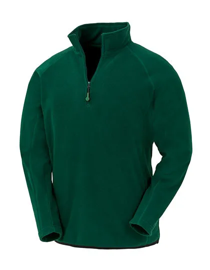 Heren Fleece Sweater Recycled Result R905X in Heren Fleece Sweater Recycled Result R905X Forest Green