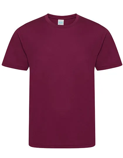 Kinder Sportshirt Cool AWDis JC001J in Kinder Sportshirt Cool AWDis JC001J - Burgundy