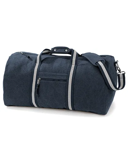 Reistas Holdall Desert Canvas Quadra QD613 in Vintage Oxford Navy