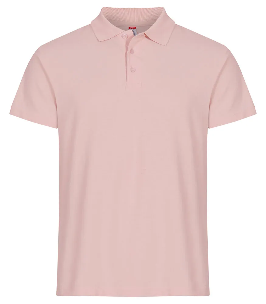 Heren Polo Clique Basic 028230 in Heren Polo Clique Basic 028230 Candy Roze