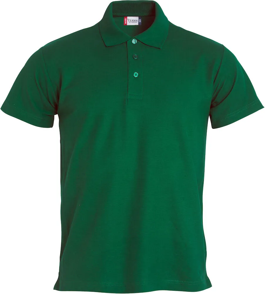 Heren Polo Clique Basic 028230 in Heren Polo Clique Basic 028230 Flessen Groen