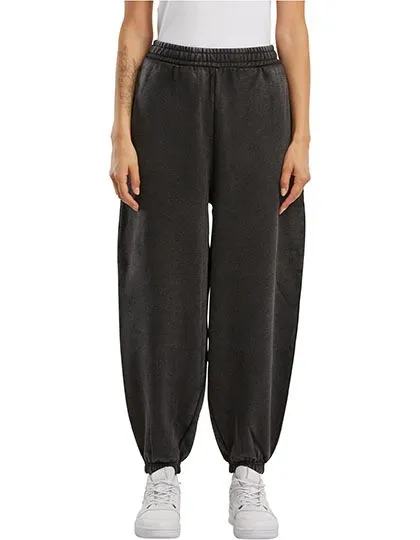 Dames Joggingbroek Build Your Brand Vintage Heavy in Zwart