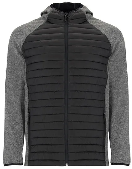 Heren Softshell Jas Minsk Roly CQ1120 in Heren Softshell Jas Minsk Roly CQ1120 zwart-zwart melange