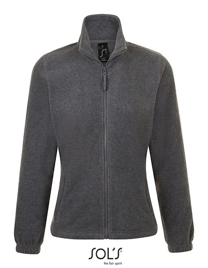 Dames Fleece Vest Sols North 54500 in Dames Fleece Vest Sols North 54500 Grey melange