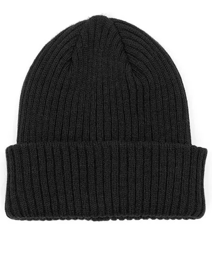 Beanie Muts Brain Waves Rib 801953 in Beanie Muts Brain Waves Rib 801953 Zwart