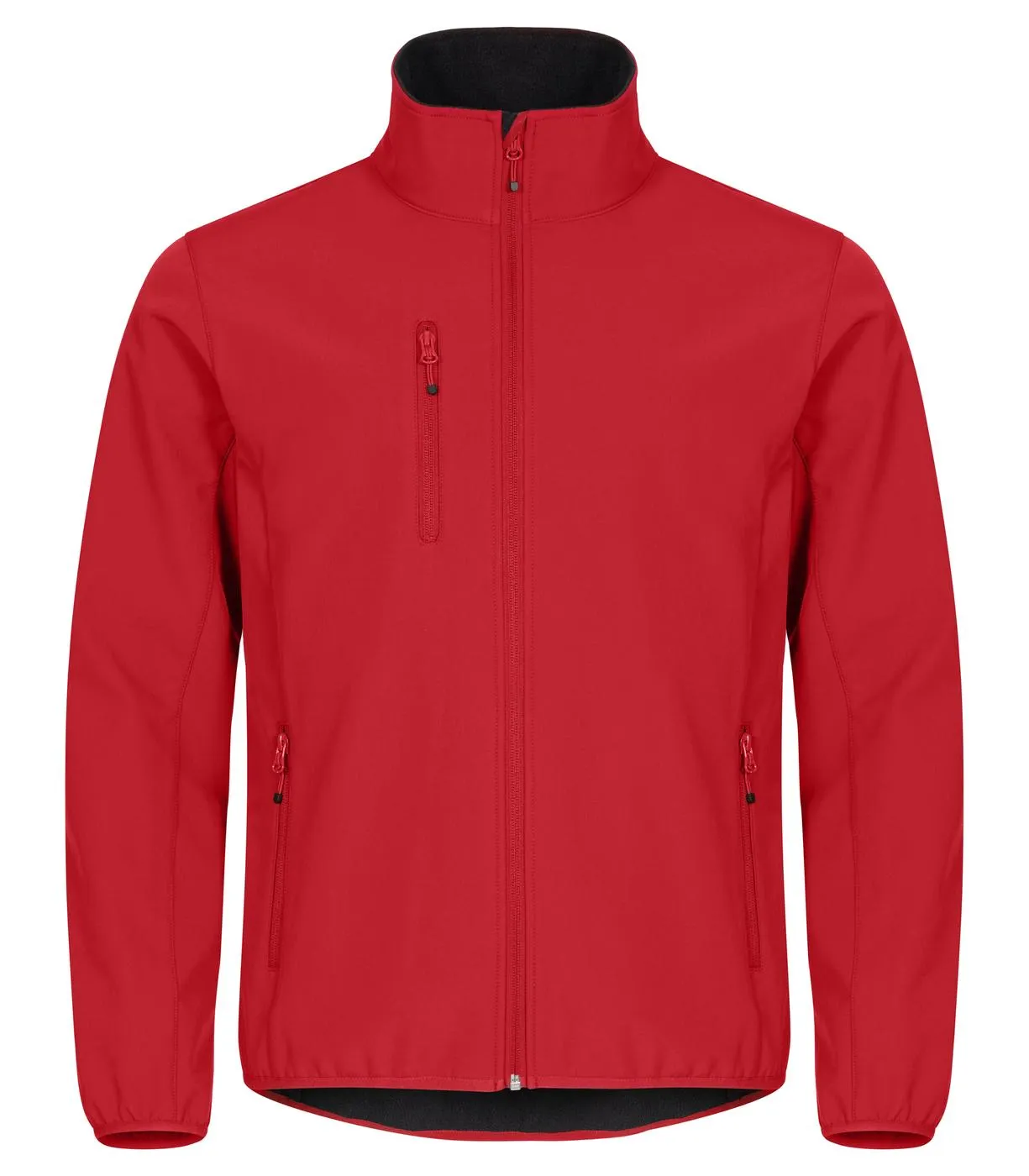 Heren Softshell Jas Clique Classic 0200910 in Heren Softshell Jas Clique Classic 0200910 rood