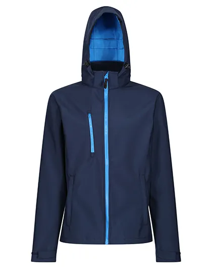 Heren Softshell Jas Regatta Venturer TRA701 in Heren Softshell Jas Regatta Venturer TRA701 Navy-French Blue