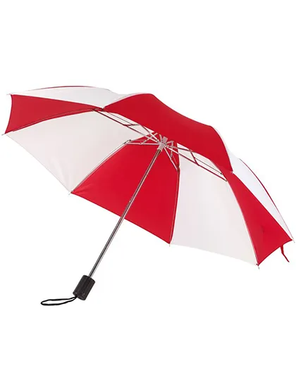 Opvouwbare Paraplu L-merch SC80 85 CM in Opvouwbare Paraplu L-merch SC80 85 CM Rood-Wit