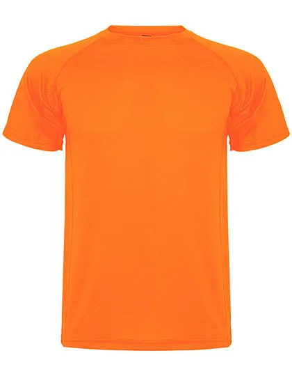 Heren Sportshirt Roly Montecarlo CA0425  in Heren Sportshirt Roly Montecarlo CA0425 Fluor Oranje