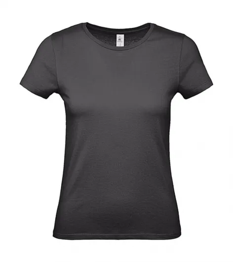 Dames T-shirt B&C E150 TW02T in Dames T-shirt B&C E150 TW02T Used Black