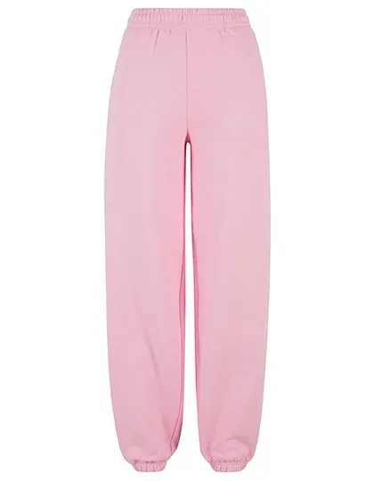 Dames Joggingbroek Build Your Brand Fluffy in Soft Pink