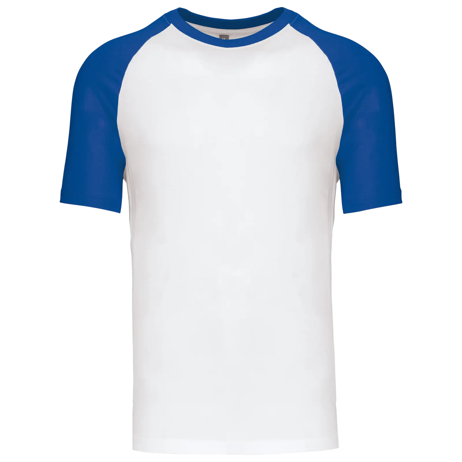 T-shirts Baseball Kariban K330 in T-shirts Baseball Kariban K330 - White / Royal Blue