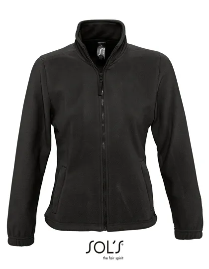 Dames Fleece Vest Sols North 54500 in Dames Fleece Vest Sols North 54500 Zwart