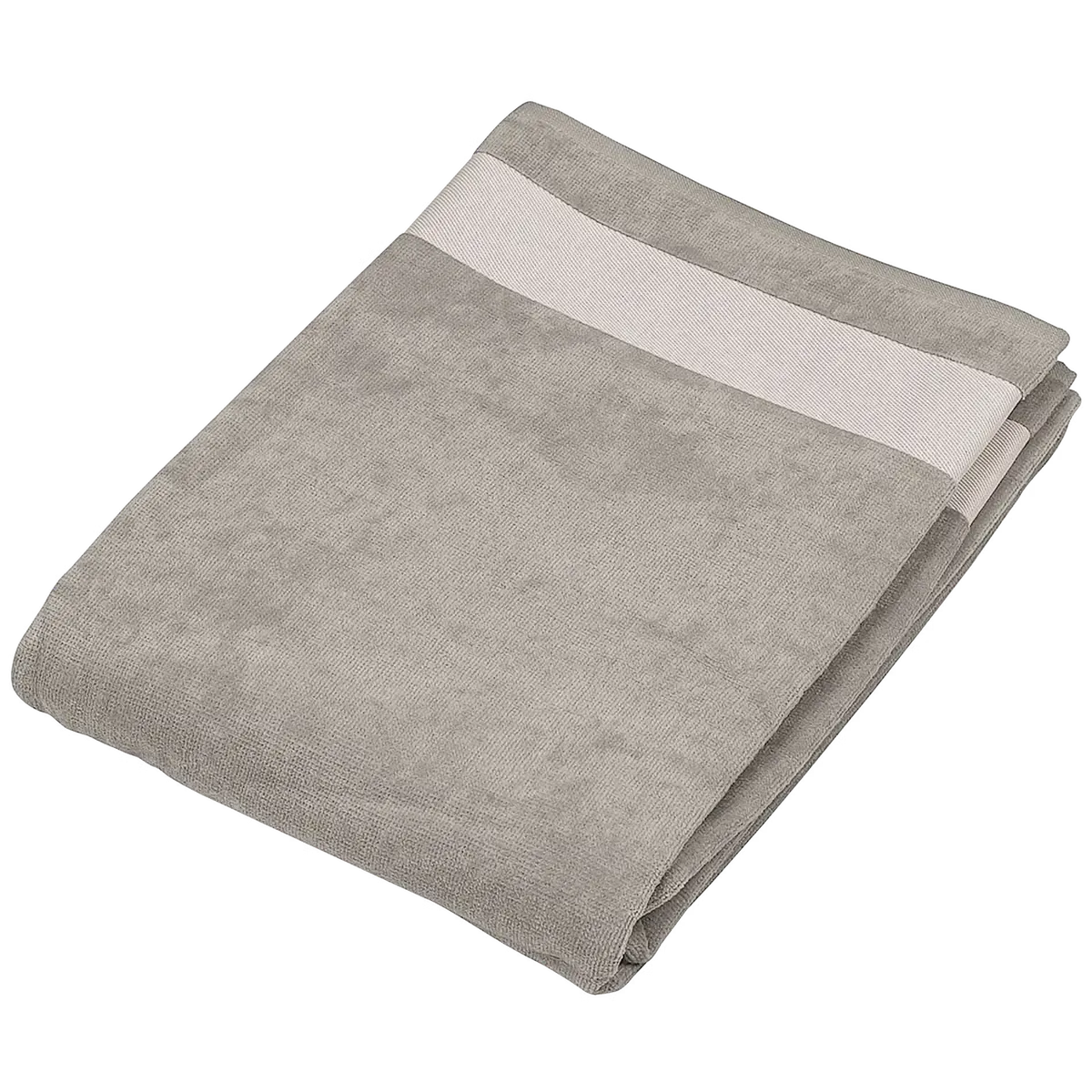 Fluwelen Strandlaken Kariban K118 in Fluwelen Strandlaken Kariban K118 LIGHT GREY-WHITE