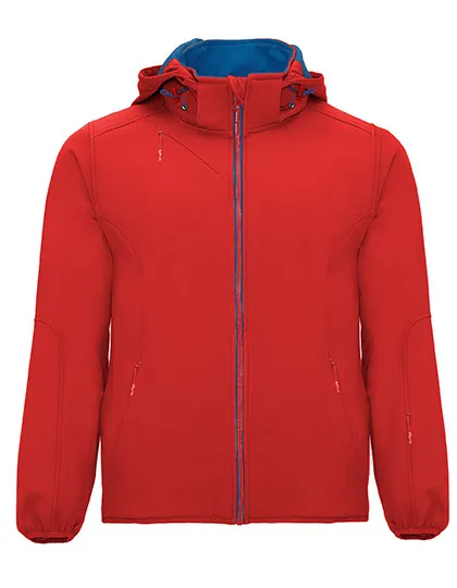 Heren Softshell Jas Siberia Roly SS6428 in Heren Softshell Jas Siberia Roly SS6428 rood-royal blue