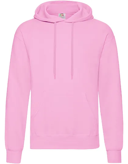 Heren Hoodie Classic Fruit of the Loom 62-208-0 in Heren Hoodie Classic Fruit of the Loom 62-208-0 licht roze