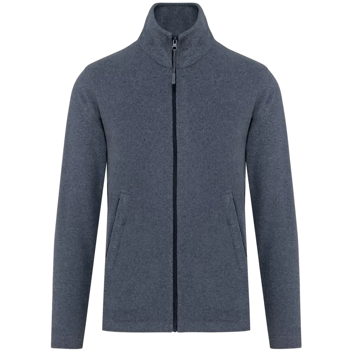 Heren Fleece vest Kariban Falco K911 in Heren Fleece vest Kariban Falco K911 FRENCH NAVY HEATHER