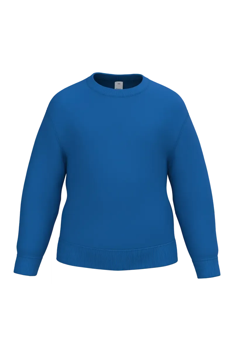 Goedkope Kinder Sweater iDeal Basic Brand IB401 in Goedkope Kinder Sweater iDeal Basic Brand IB401 Royal Blue