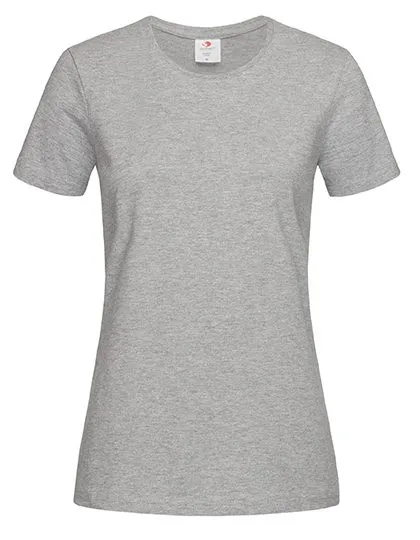 Dames T-shirt Comfort-T Stedman ST2160 in Dames T-shirt Comfort-T Stedman ST2160 - Grey Heather
