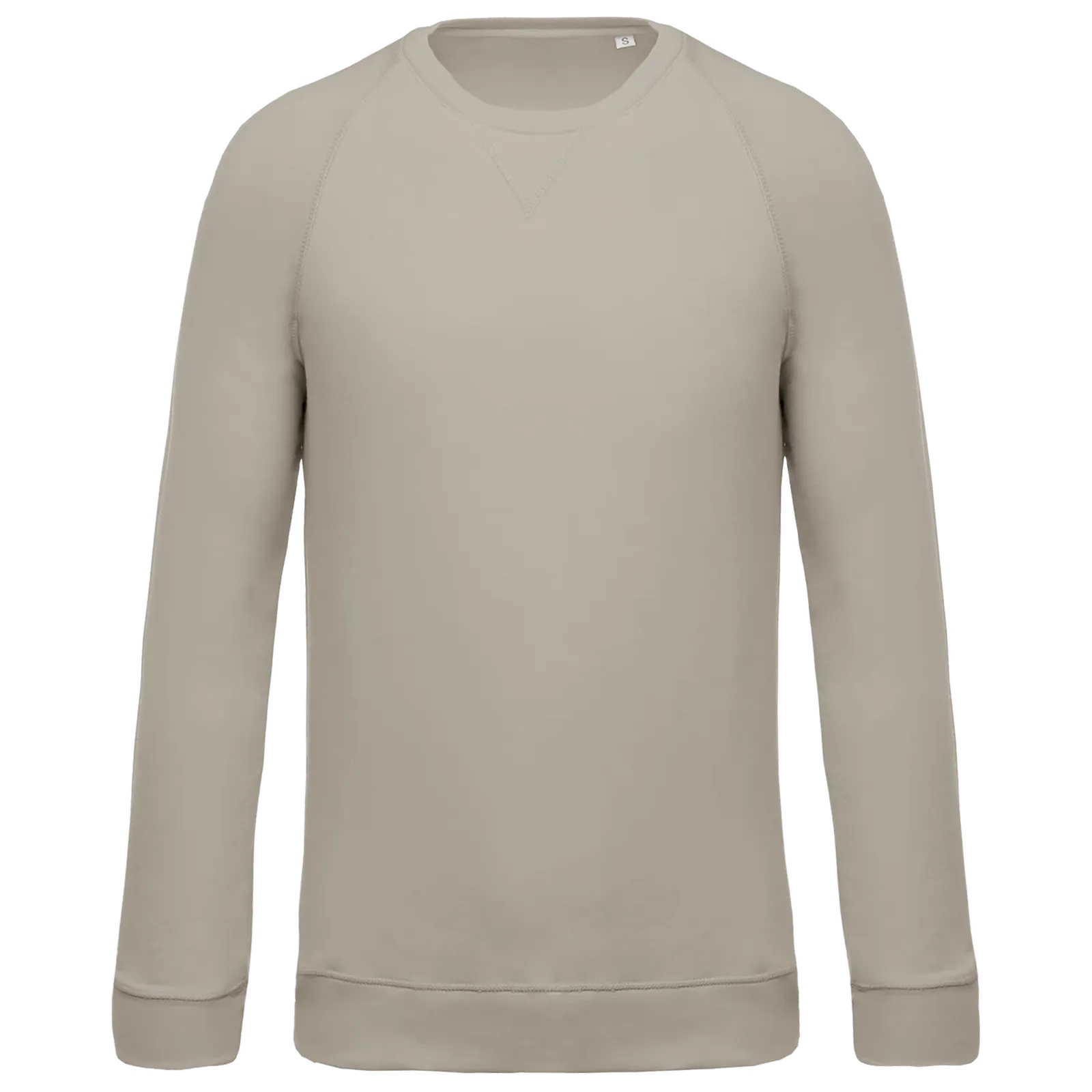 Heren Sweater Kariban BIO raglanmouwen K480 in Heren Sweater Kariban BIO raglanmouwen K480 Clay