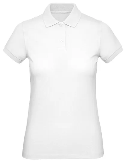 Dames Polo B&C Inspire PW440 in Dames Polo B&C Inspire PW440 - White