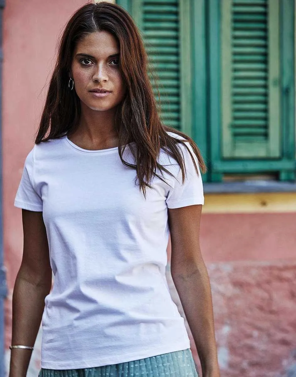 Dames T-shirt Tee Jays 5061 Raw Edge productfoto