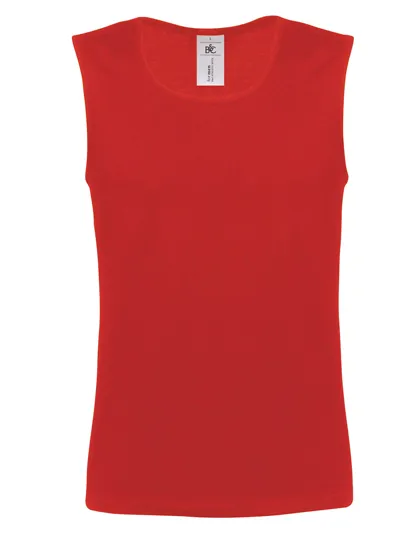 Heren Tanktop B&C TM200 Athletic Move TM200 in Heren Tanktop B&C TM200 Athletic Move TM200 - Red