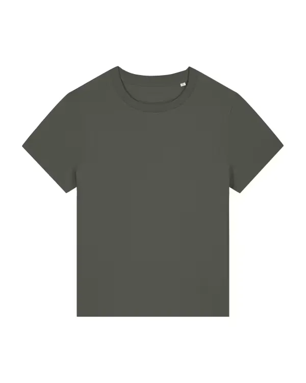 Dames T-shirt Stanley Stella Muser Iconic STTW172 in Dames T-shirt Stanley Stella Muser Iconic STTW172 - Khaki