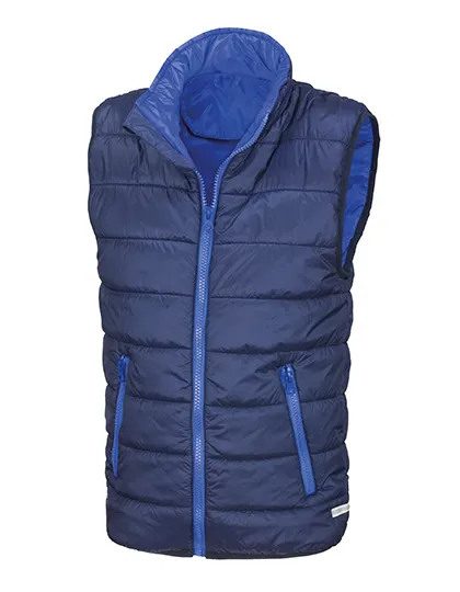 Kinder Bodywarmer Padded Result R234J in Kinder Bodywarmer Padded Result R234J Navy-Royal