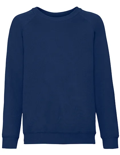 Kinder Sweater Classic Raglan Fruit of the Loom 62-039-0 in Navy