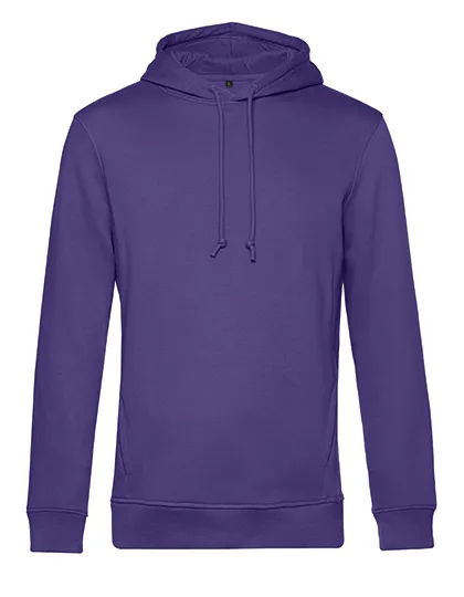 Organische Heren Hoodie B&C Inspire hooded WU33B in Organische Heren Hoodie B&C Inspire hooded WU33B - Radiant Purple