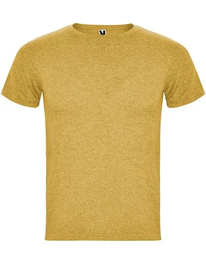 Heren T-shirt FOX Roly CA6660 in heather mustard