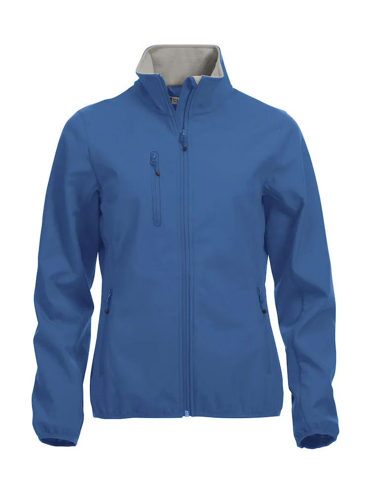 Dames Softshell Jas Clique Basic 020915 in Kobalt