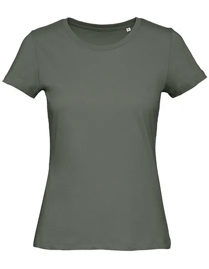 Dames T-shirt Biologisch B&C Inspire TW043 in Dames T-shirt Biologisch B&C Inspire TW043 - Millennial Khaki